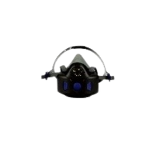 Load image into Gallery viewer, 3M™ Secure Click™ Reusable Half Mask Respirator HF-800 SD (with Speech Diaphragm)